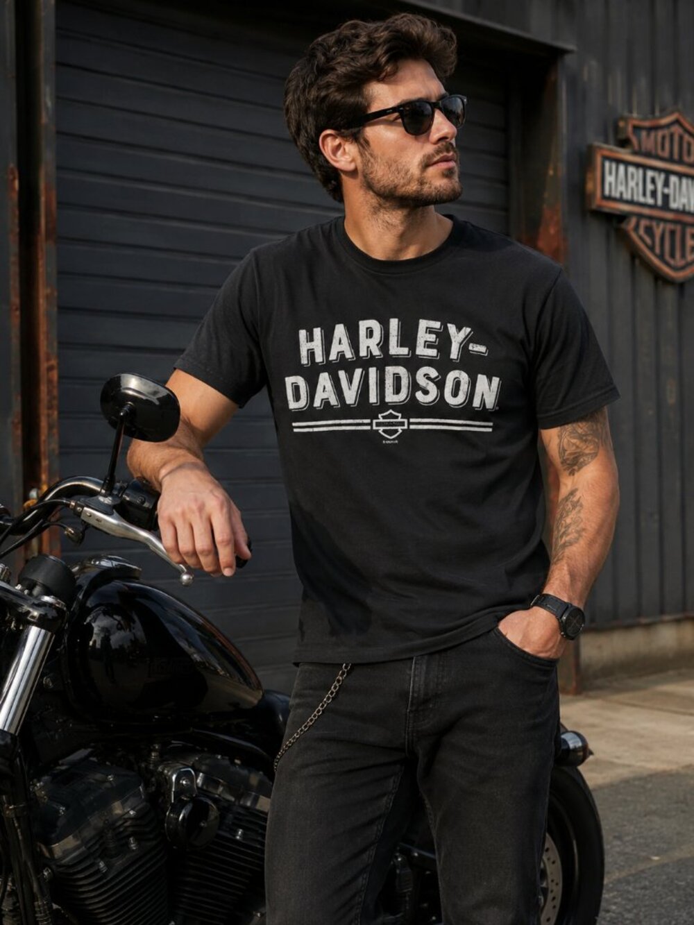 Harley-Davidson mens sedona tee (LARGE)
